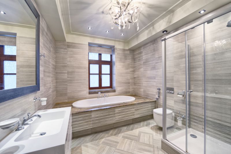 Luxury Bathroom with Modern Fixtures